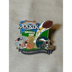 NFL Super Bowl 39 2005 Patriots vs Eagles Collectible Lapel /Hat Pin
